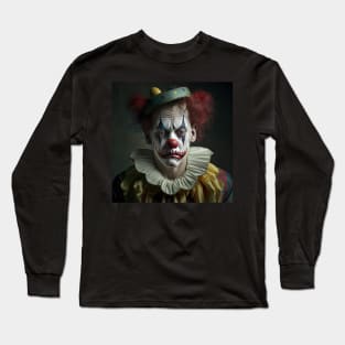 Sad Clown Long Sleeve T-Shirt